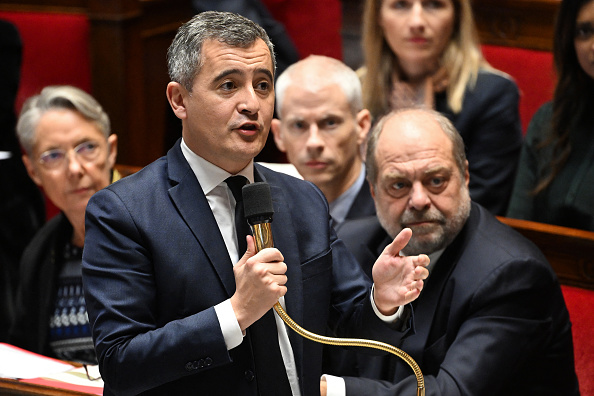 Le ministre de l'Intérieur Gérald Darmanin. (Photo BERTRAND GUAY/AFP via Getty Images)