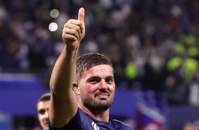 Grégory Alldritt, a repris l'entraînement collectif à trois jours de la réception de Toulouse en Top 14. (Photo : David Rogers/Getty Images)