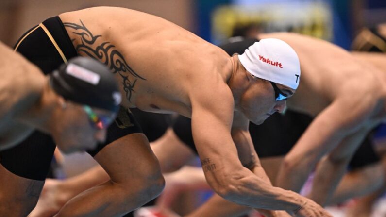 Illustration. 
Florent Manaudou est allé chercher la médaille d'argent du 50 m nage libre aux Championnats d'Europe en petit bassin, jeudi à Otopeni (Roumanie). (Photo by PHILIP FONG/AFP via Getty Images)