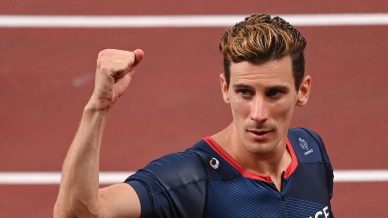 Pierre-Ambroise Bosse, a annoncé mardi au journal L'Équipe qu'il mettait un terme à sa carrière en raison de problèmes physiques, à sept mois des Jeux olympiques 2024 à Paris. (Photo : INA FASSBENDER/AFP via Getty Images)