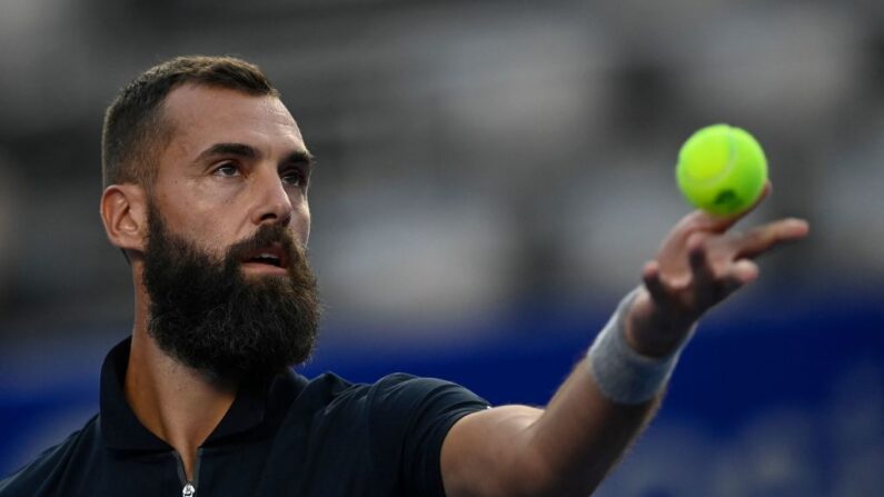 Benoît Paire, 112e joueur mondial, a réussi une belle performance lundi en battant le Britannique Andy Murray, 49e joueur mondial. (Photo : PEDRO PARDO/AFP via Getty Images)