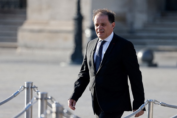 Emmanuel Moulin, 55 ans, directeur du Trésor depuis 2020. (Photo LUDOVIC MARIN/AFP via Getty Images)