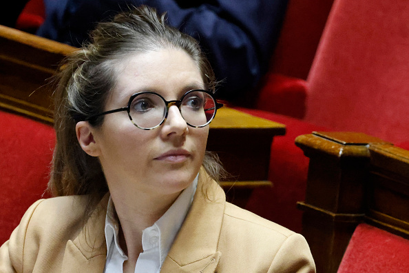 La ministre déléguée à l’Égalité femmes-hommes Aurore Bergé. (LUDOVIC MARIN/AFP via Getty Images)