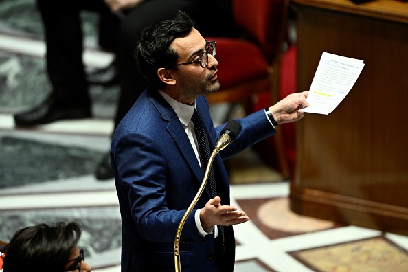 « Accuser l'État juif de génocide, c'est franchir un seuil moral » a déclaré le ministre des Affaires étrangères Stéphane Séjourné. (JULIEN DE ROSA/AFP via Getty Images)