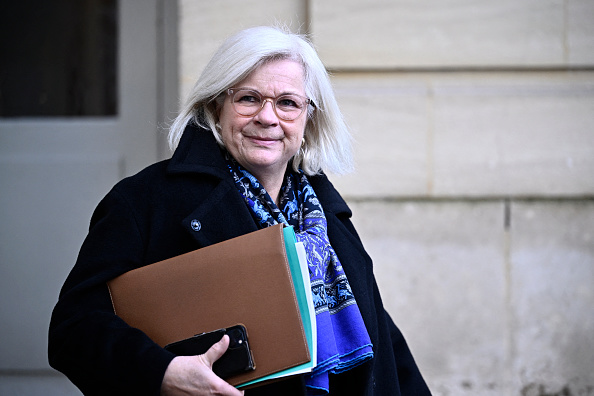 La ministre du Travail, de la Santé et des Solidarités Catherine Vautrin. (JULIEN DE ROSA/AFP via Getty Images)