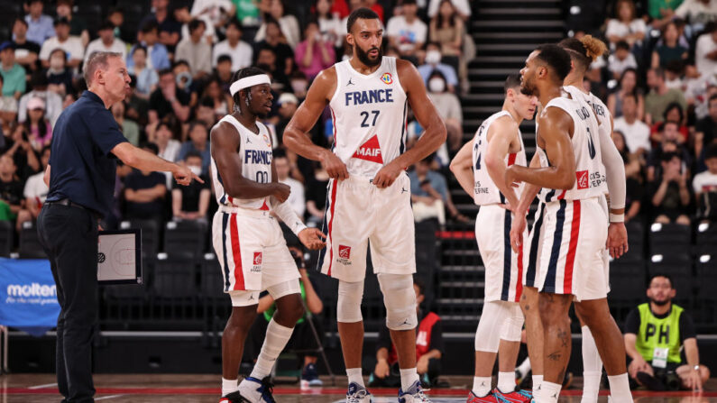 L'équipe de France de basket-ball disputera six matches de préparation aux Jeux olympiques, selon le programme dévoilé lundi par la Fédération. (Photo : Takashi Aoyama/Getty Images)