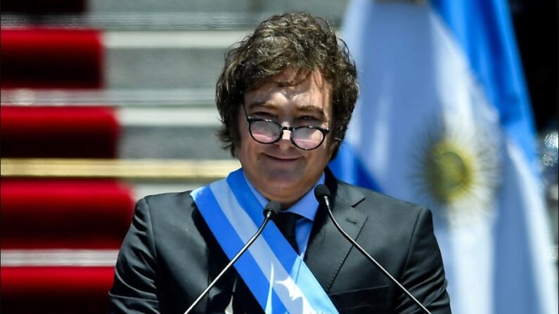 Le Président Javier Milei. (Marcelo Endelli/Getty Images)