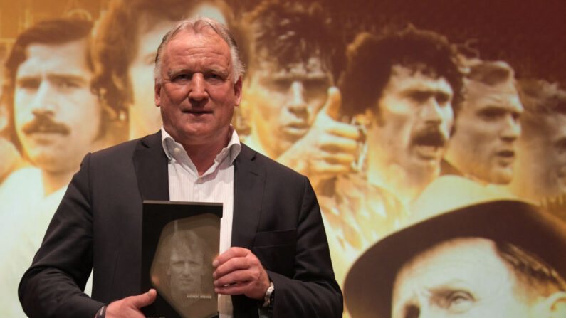 Andreas Brehme a marqué le penalty qui avait donné à la Mannschaft son troisième titre mondial en 1990, contre l'Argentine de Diego Maradona. Il est décédé à 63 ans.(Photo : INA FASSBENDER/POOL/AFP via Getty Images)