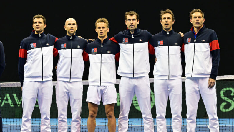 L'équipe de France de tennis a remporté les deux premiers simples samedi à Taipei pour mener 2 à 0 contre Taiwan. (Photo : Atsushi Tomura/Getty Images for ITF)