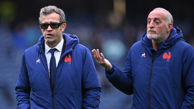 Le XV de France "est dans le dur", a reconnu le sélectionneur Fabien Galthié après le match nul historique concédé contre l'Italie (13-13), dimanche. (Photo : Stu Forster/Getty Images)