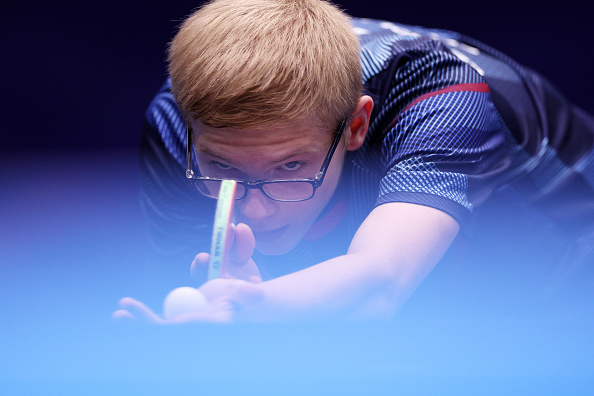 L'équipe de France est en finale des championnats du monde grâce au troisième point apporté par Félix Lebrun. (Photo Dean Mouhtaropoulos/Getty Images)