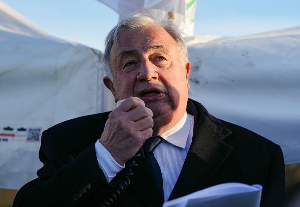 Gérard Larcher, président de la chambre haute. (Photo DIMITAR DILKOFF/AFP via Getty Images)