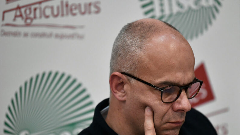 « Cela veut dire qu'il y a une déclinaison extrêmement longue entre ce qui est dit et ce qui est fait, qui donne le sentiment sur le terrain d'une espèce de double discours », a estimé Arnaud Rousseau. (Photo STEPHANE DE SAKUTIN/AFP via Getty Images)