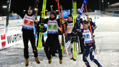 Mondiaux de biathlon: le relais mixte Français en or met fin à la domination norvégienne