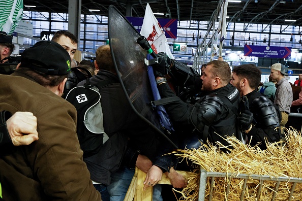 Salon de l'Agriculture, Porte de Versailles le 24 février 2024. (Photo KIRAN RIDLEY/AFP via Getty Images)