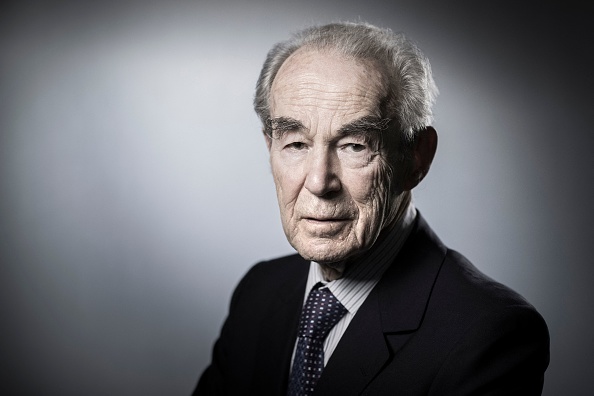 L'ancien ministre de la Justice Robert Badinter en 2018. (Photo JOEL SAGET/AFP via Getty Images)