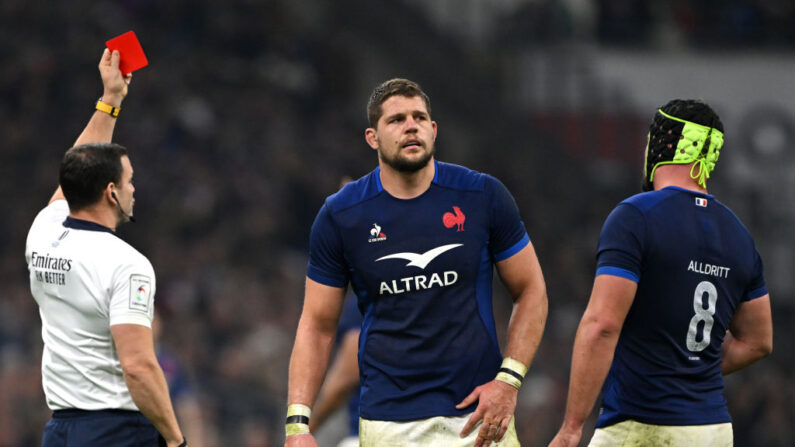 Le rebond attendra: le XV de France, corrigé par l'Irlande (38-17) vendredi à Marseille après un carton rouge pour Paul Willemse à la 32e minute. (Photo : Shaun Botterill/Getty Images)