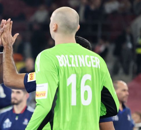 Montpellier a réussi une bonne opération en ne s'inclinant pas à Zagreb (27-27) mercredi en barrage aller de Ligue des champions de handball. (Photo : Christof Koepsel/Getty Images)