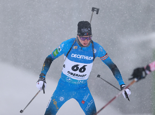 Éric Perrot le 7 janvier 2022 à Oberhof, Allemagne. (Photo Maja Hitij/Getty Images)