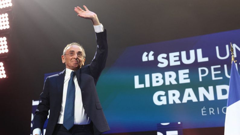 Éric Zemmour, au Dôme de Paris, le 10 mars 2024. 
(Photo: EMMANUEL DUNAND/AFP via Getty Images)