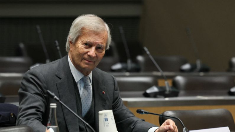 Vincent Bolloré, le 13 mars 2024. (ALAIN JOCARD/AFP via Getty Images)