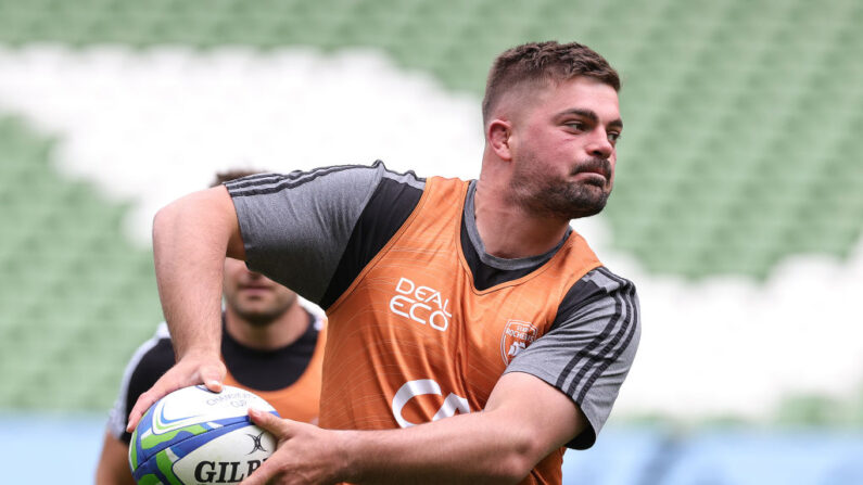 Le capitaine des Bleus Grégory Alldritt, a repris l'entraînement vendredi avec son club de La Rochelle lors d'une séance ouverte au public. (Photo : David Rogers/Getty Images)