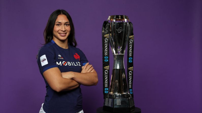 Les Françaises n'ont pas manqué leur entrée dans le Tournoi des six nations de rugby en battant 38-17 samedi au Mans des Irlandaises. (Photo : David Rogers/Getty Images)