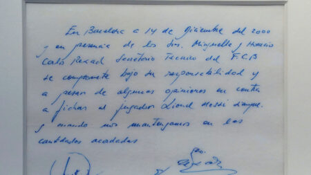 La première promesse de contrat de Messi, bientôt aux enchères