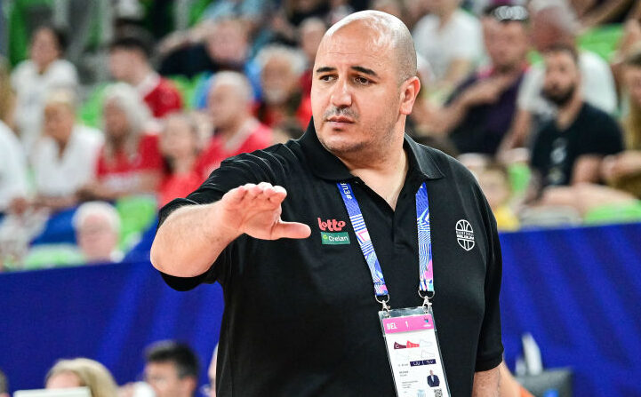 Les joueuses de Rachid Meziane, ont su dompter la chaude ambiance mise par les supporters hongrois et l'emporter en allant battre Miskolc lors du match d'appui des quarts de finale (73-58), mercredi en Hongrie. Le premier club français de basket à se qualifier pour le Final Four de l'Euroligue femmes depuis dix ans. (Photo : JURE MAKOVEC/AFP via Getty Images)