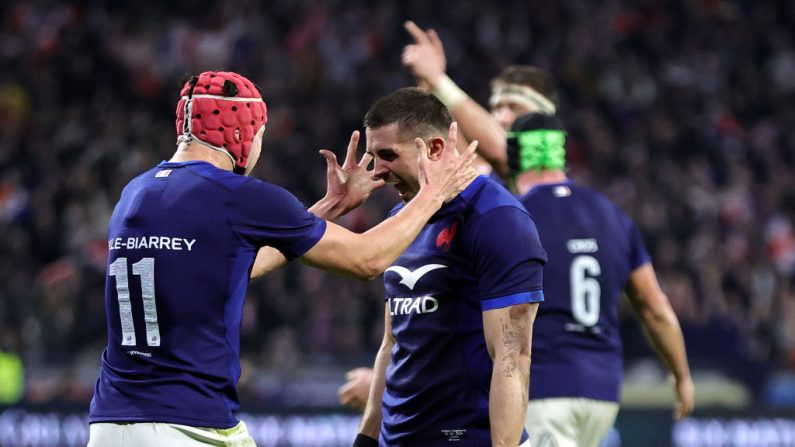 En devançant sur le fil l'Angleterre (33-31), le XV de France a en partie fait oublier sa piètre entame de Tournoi des six nations. (Photo : David Rogers/Getty Images)