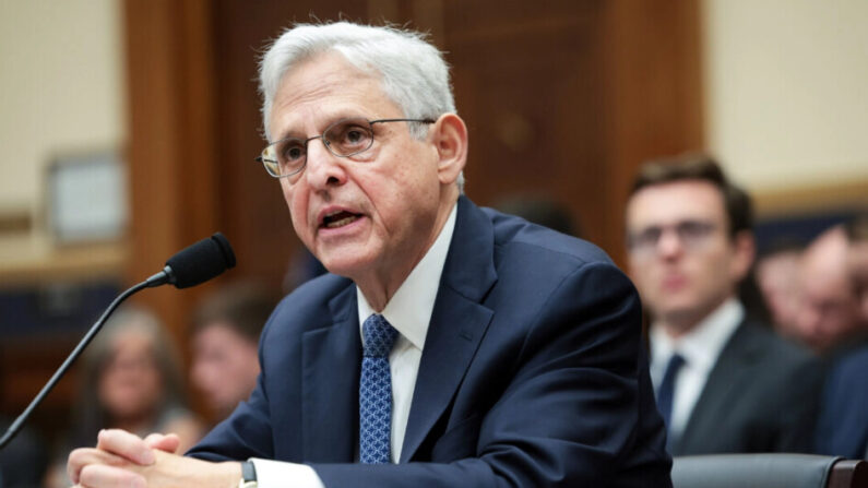 Le procureur général américain Merrick Garland à Washington le 20 septembre 2023. (Win McNamee/Getty Images)