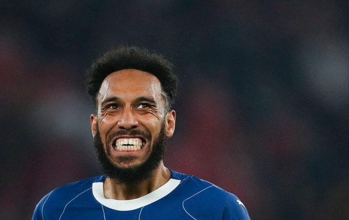 Malgré un revers 2-1 jeudi à Lisbonne face au Benfica, leur cinquième d'affilée, les Marseillais ont su préserver le rêve d'une qualification pour les demi-finales de la Ligue Europa. (Photo : CARLOS COSTA/AFP via Getty Images)