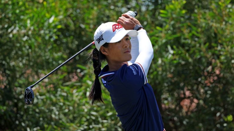 Céline Boutier, n°3 mondiale, a pris la 13e place du tournoi LPGA de Los Angeles dimanche. (Photo : Harry How/Getty Images)