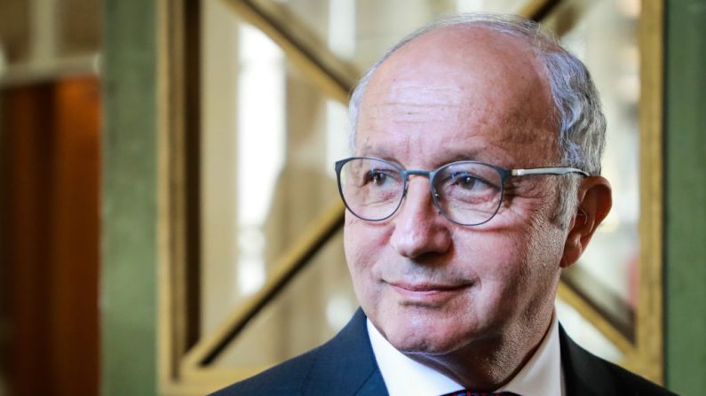 Le président du Conseil constitutionnel Laurent Fabius. (LUDOVIC MARIN/AFP via Getty Images)