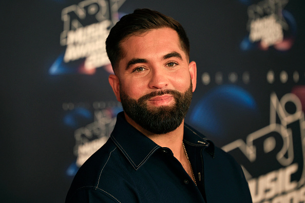 Le chanteur et guitariste Kendji Maille, alias Kendji Girac au Palais des Festivals à Cannes, en 2023. (Photo VALERY HACHE/AFP via Getty Images)