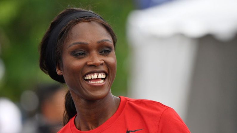 L'ancienne vice-championne olympique de basket-ball, Émilie Gomis, le 21 juin 2017. (Photo: LOIC VENANCE/AFP via Getty Images)