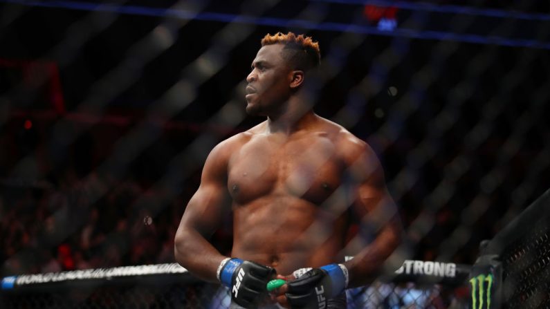 Francis Ngannou, le 2 décembre 2018 à Détroit, Michigan. (Photo: Gregory Shamus/Getty Images)