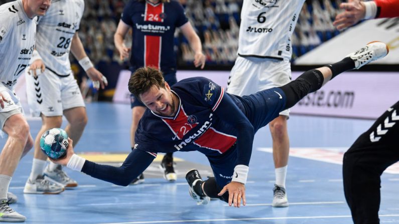 Le Paris SG a écarté jeudi à domicile (34-33, 30-26 à l'aller) sans trembler les Polonais de Plock en barrages pour se qualifier en habitué pour les quarts de finale de la Ligue des champions de hand. (Photo : Oliver Hardt/Getty Images)