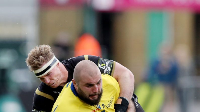 Clermont s'est incliné en demi-finale de la Challenge Cup, samedi au Stoop de Twickenham, renversé 32 à 31 par les Sharks sud-africains, qui affronteront en finale Gloucester le 24 mai à Londres. (Photo : Henry Browne/Getty Images)