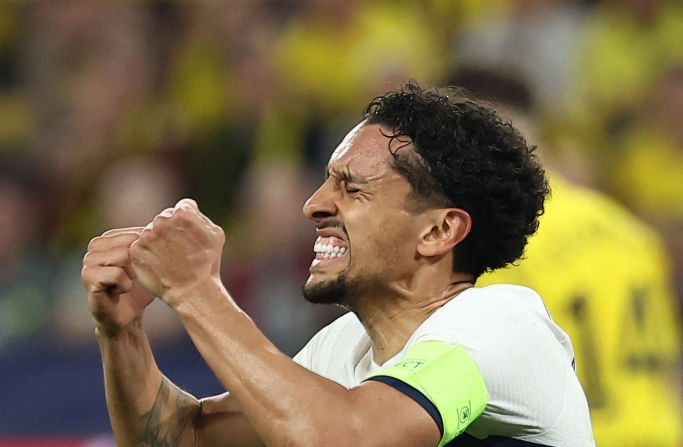 Frustré mais encore en vie: le Paris SG s'est incliné mercredi à Dortmund après avoir frôlé plusieurs fois l'égalisation en match aller de sa demi-finale de Ligue des champions. (Photo : FRANCK FIFE/AFP via Getty Images)