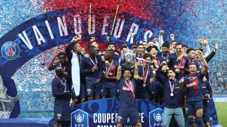 Le PSG termine sa saison en gagnant la Coupe de France contre Lyon