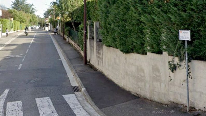 Chem. du Château de l'Hers à Toulouse. (Capture d'écran Google Maps)