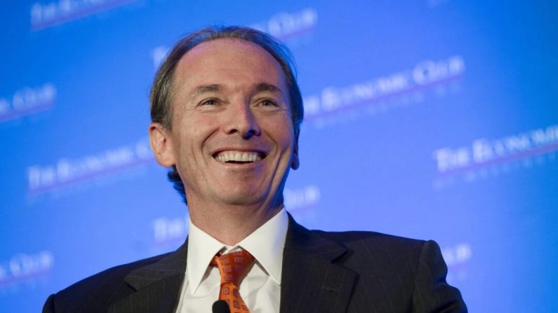 James Gorman, président-directeur général de Morgan Stanley, lors d'un discours à l'Economic Club de Washington le 18 septembre 2013. (Saul Loeb/AFP via Getty Images)