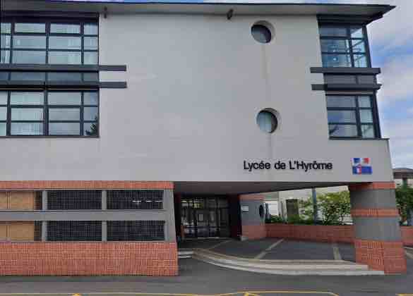 Le lycée ou l'enseignante  a été agressée. Capture Google Maps.