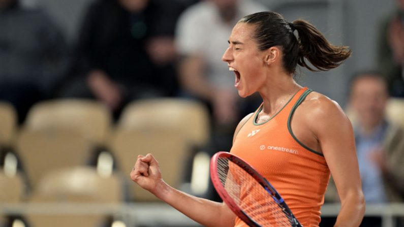 Ugo Humbert et Caroline Garcia seront les chefs de file des sélections françaises hommes et femmes de tennis aux Jeux olympiques, qu'a dévoilées la Fédération française de tennis vendredi dans un communiqué. (Photo : BERTRAND GUAY/AFP via Getty Images)