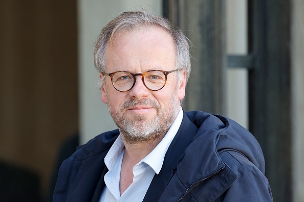 Christophe Deloire, secrétaire général de Reporters sans frontières (RSF), au palais de l'Élysée en 2022. (LUDOVIC MARIN/AFP via Getty Images)