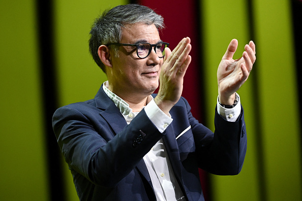 Le premier secrétaire du Parti socialiste Olivier Faure. (SEBASTIEN SALOM-GOMIS/AFP via Getty Images)