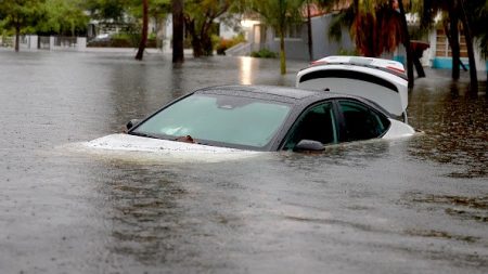 De violents orages se sont abattus sur la ville de Cannes