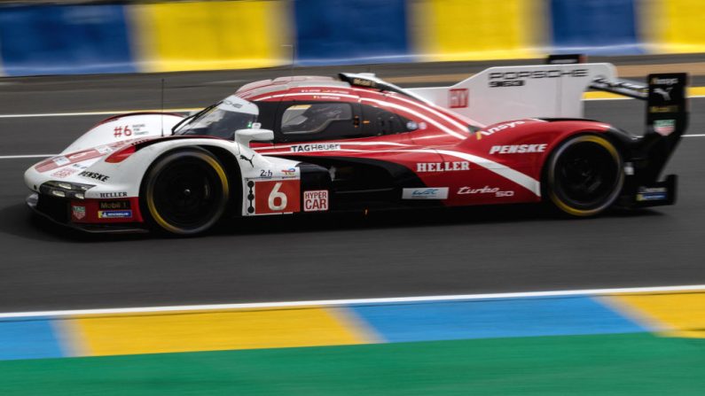 Grille de départ provisoire dans la catégorie reine des hypercars de la 92e édition des 24 Heures du Mans, dont le départ sera donné samedi à 16h00 (14h00 GMT) sur le circuit sarthois. (Photo : FRED TANNEAU/AFP via Getty Images)