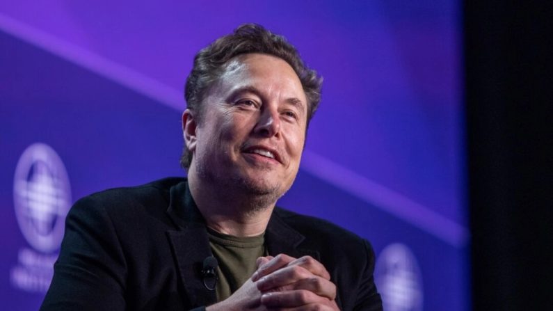 Elon Musk, cofondateur de Tesla et SpaceX, et propriétaire de X Holdings Corp, s'exprime lors de la conférence mondiale de l'Institut Milken à l'hôtel Beverly Hilton, en Californie, le 6 mai 2024. (Apu Gomes/Getty Images)